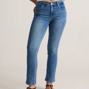 Quince Luna Stretch Slim Straight Jeans, Seaside Blue - 32 x 28